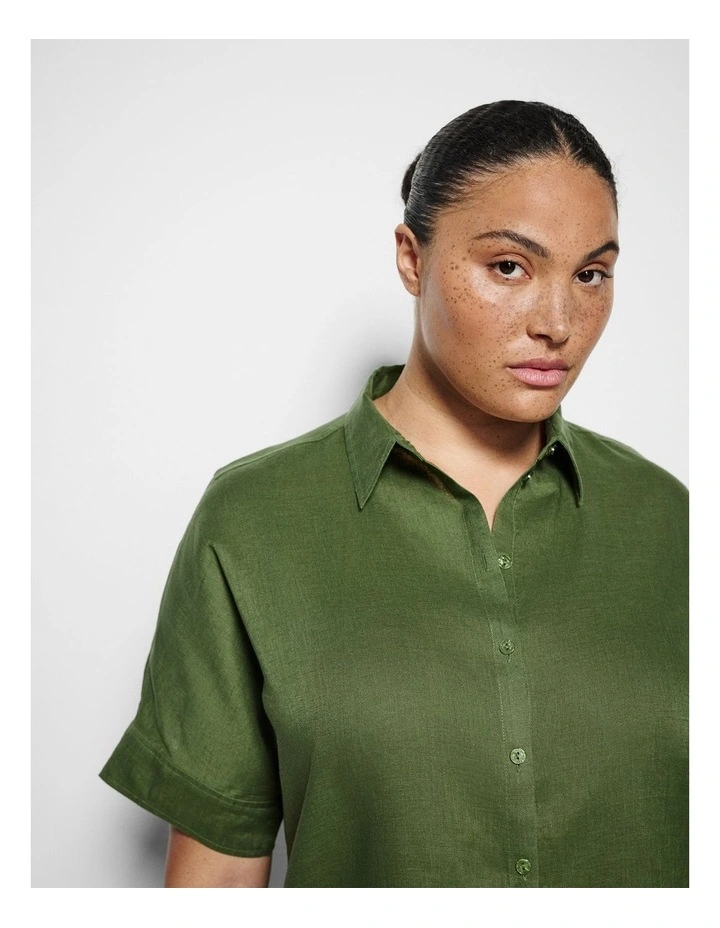 Lola Shirt in Leaf Green image 6