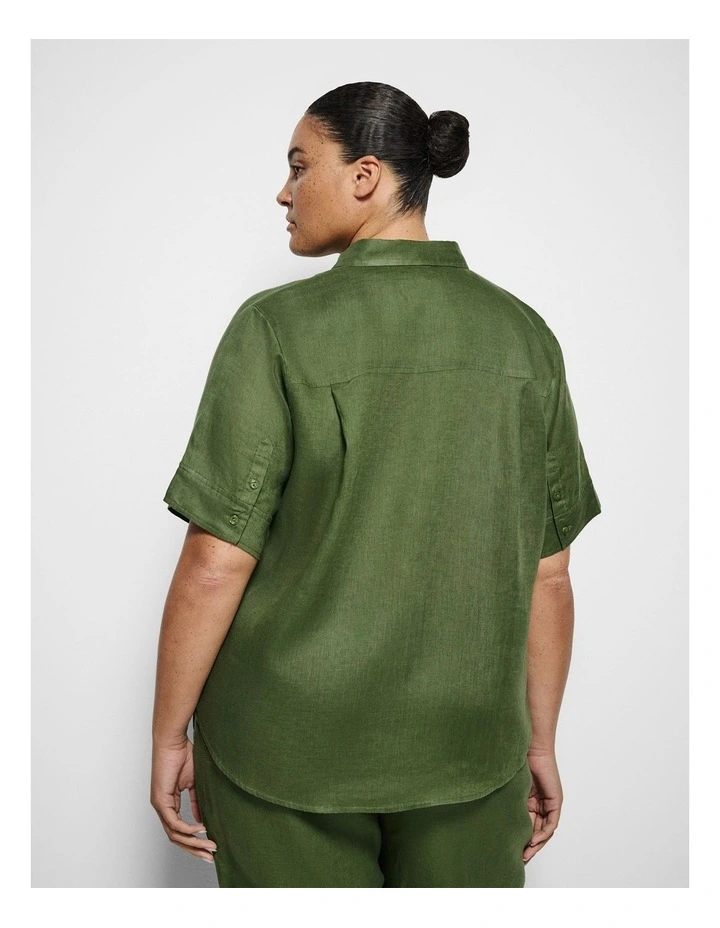 Lola Shirt in Leaf Green image 7