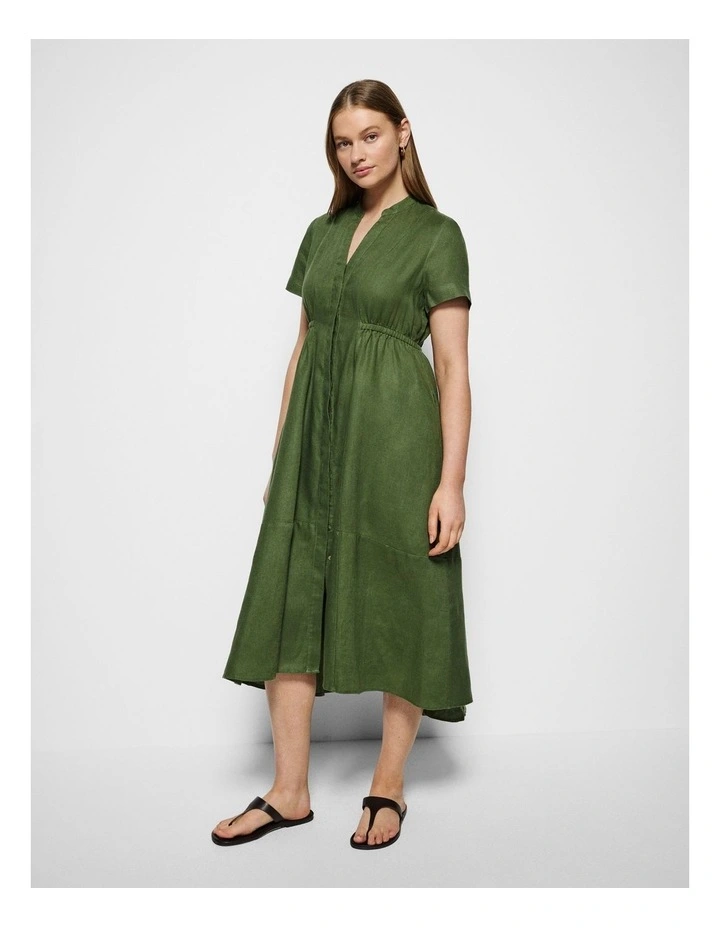 Catherine Dress in Leaf Green image 1