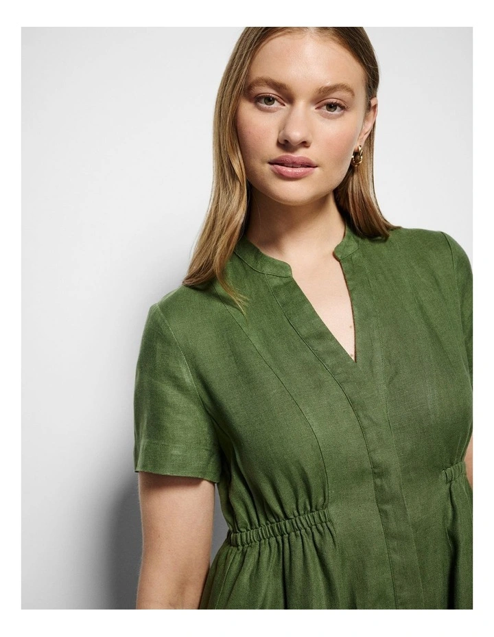 Catherine Dress in Leaf Green image 2