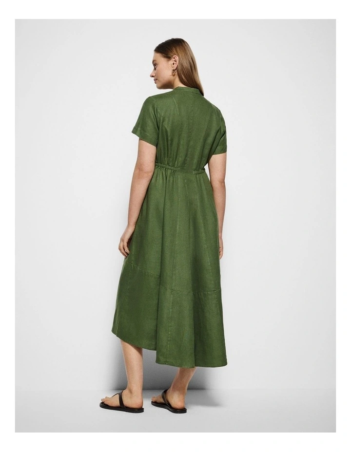 Catherine Dress in Leaf Green image 3