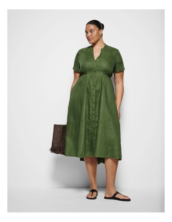 Catherine Dress in Leaf Green image 5