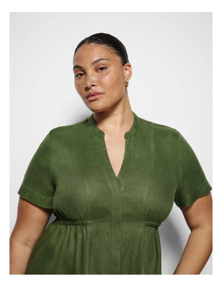 Catherine Dress in Leaf Green image 6