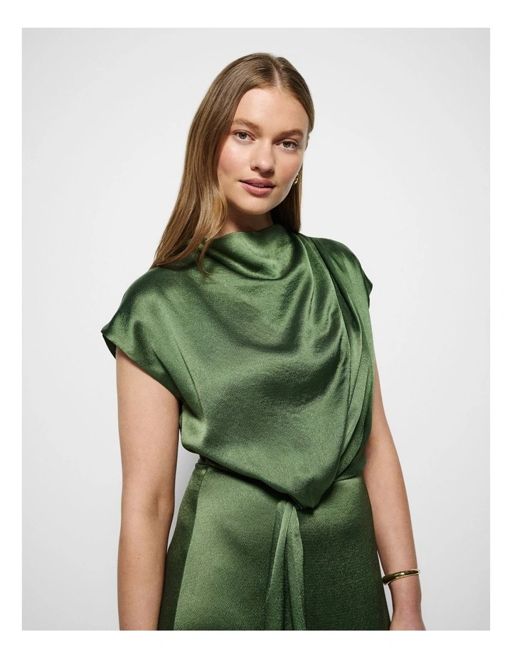 Sophia Dress in Leaf Green image 2