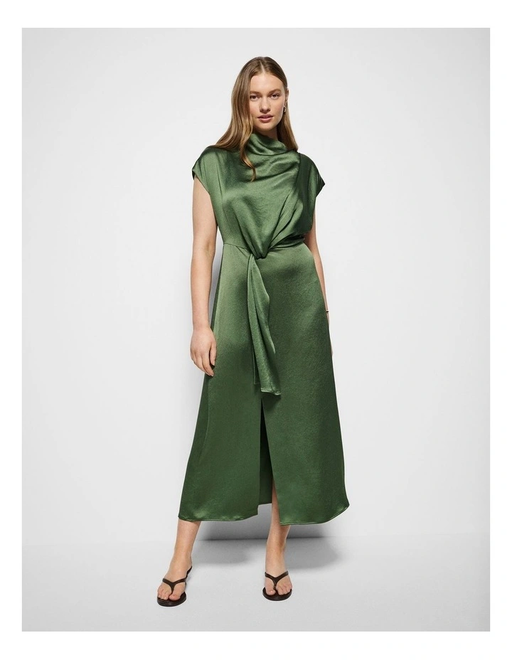 Sophia Dress in Leaf Green image 4