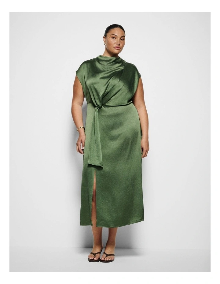 Sophia Dress in Leaf Green image 5