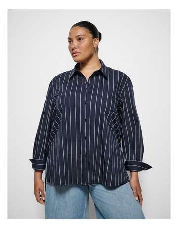 True Navy Multi Stripe colour