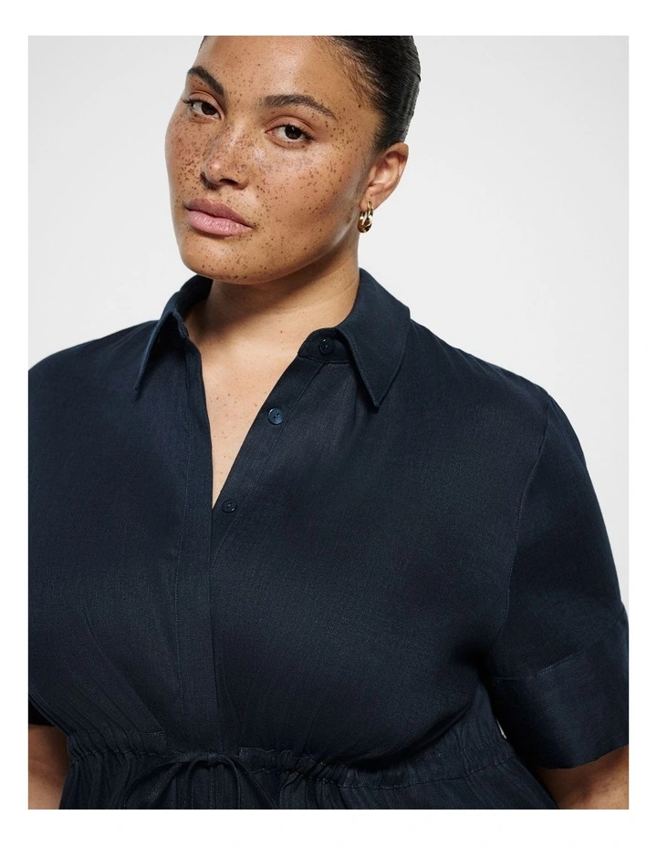 Veronica Top in True Navy image 2
