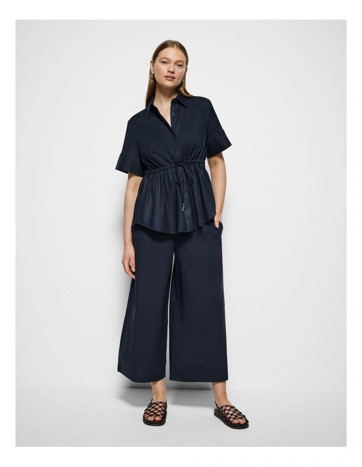 Veronica Top in True Navy image 7