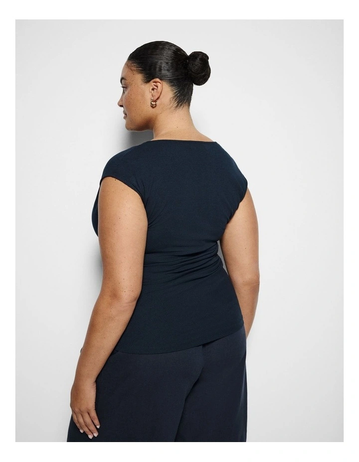 Taya Top in True Navy image 3