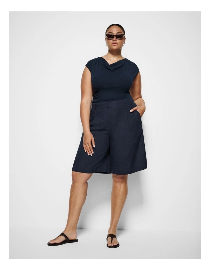 Taya Top in True Navy image 4