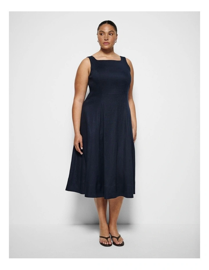 Veronica Dress in True Navy image 1