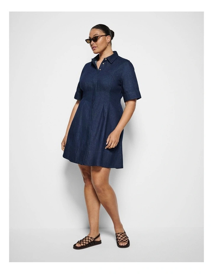 Sonnet Dress in Rinse Wash image 4