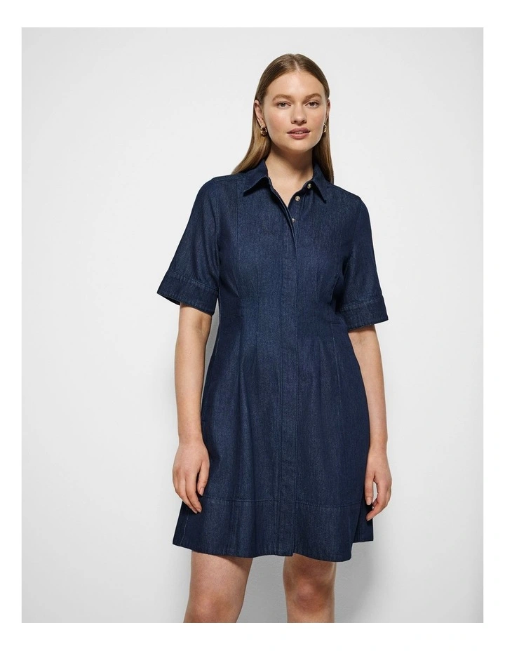 Sonnet Dress in Rinse Wash image 5