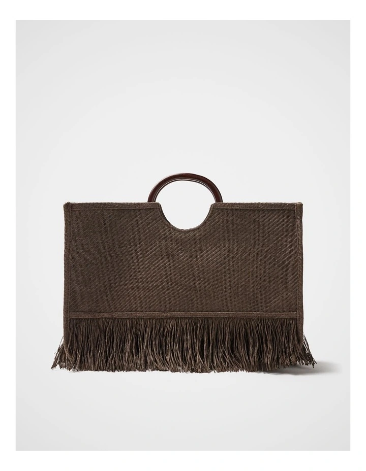 Florence Textured La in Chocolate Brown image 1
