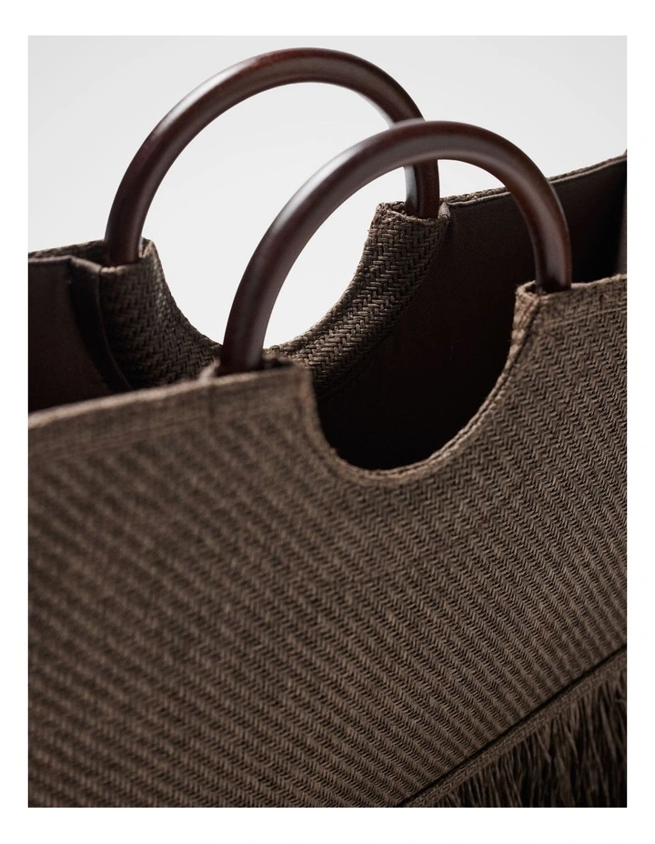 Florence Textured La in Chocolate Brown image 3