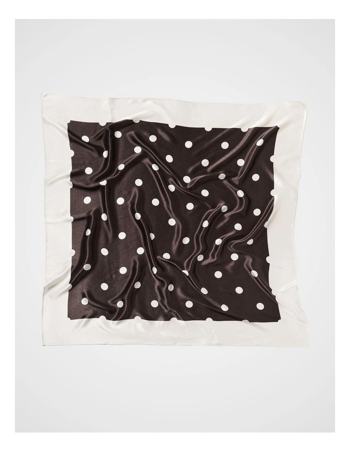 Vera Printed Scarf in Spot Print image 3