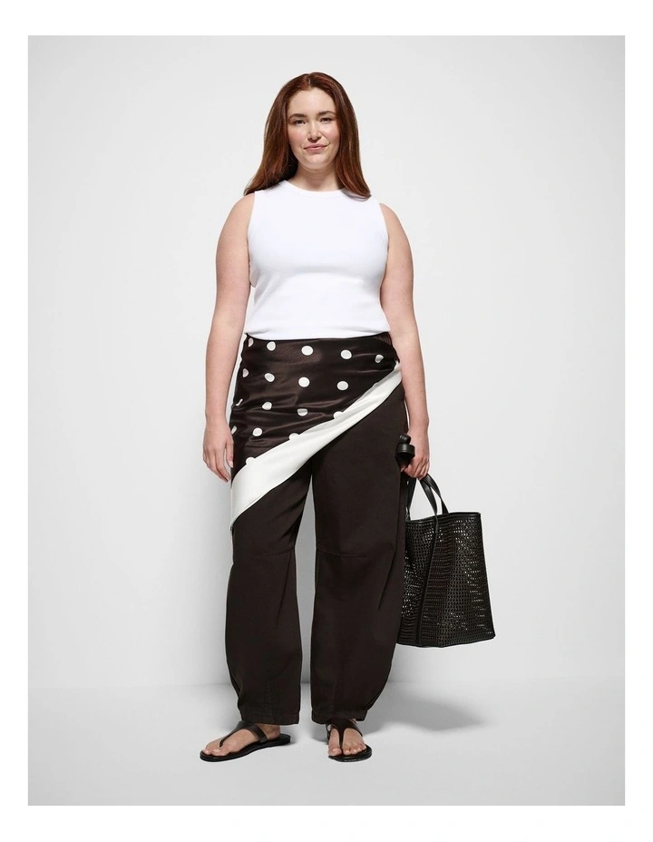 Vera Printed Scarf in Spot Print image 4