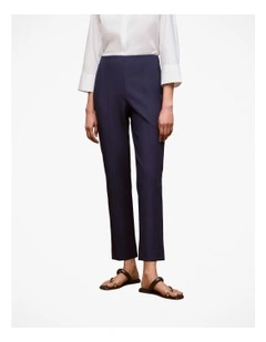 Bi-Stretch Split Hem Pant in Night Sky