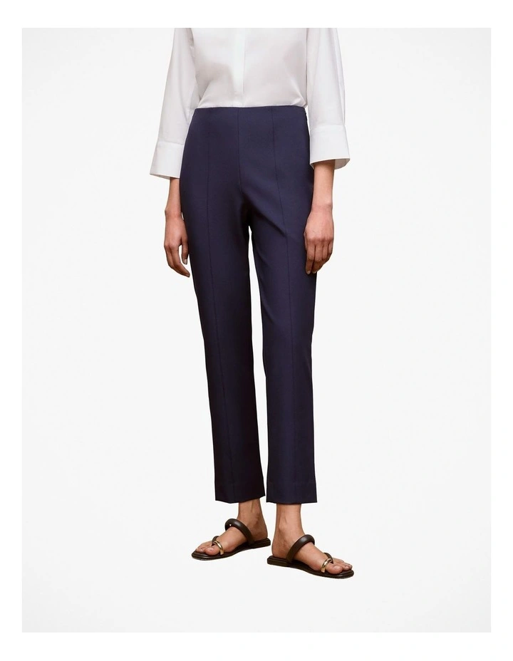 Bi-Stretch Split Hem Pant in Night Sky image 1