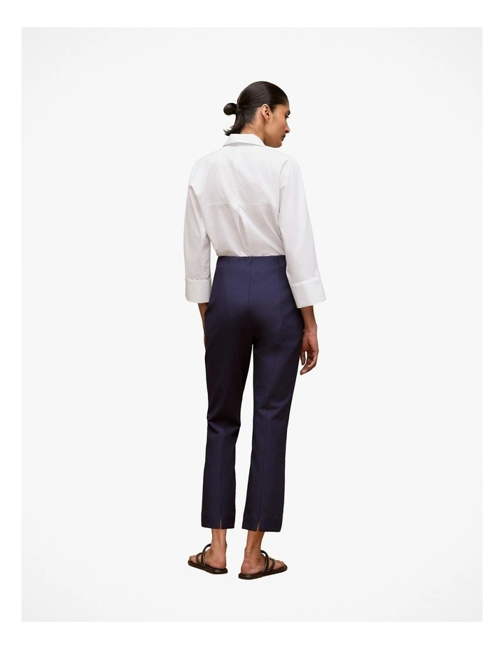 Bi-Stretch Split Hem Pant in Night Sky image 4