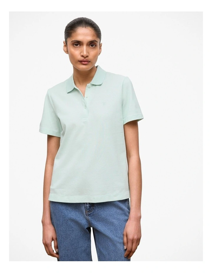 Pique Classic Polo in Light Mint image 1