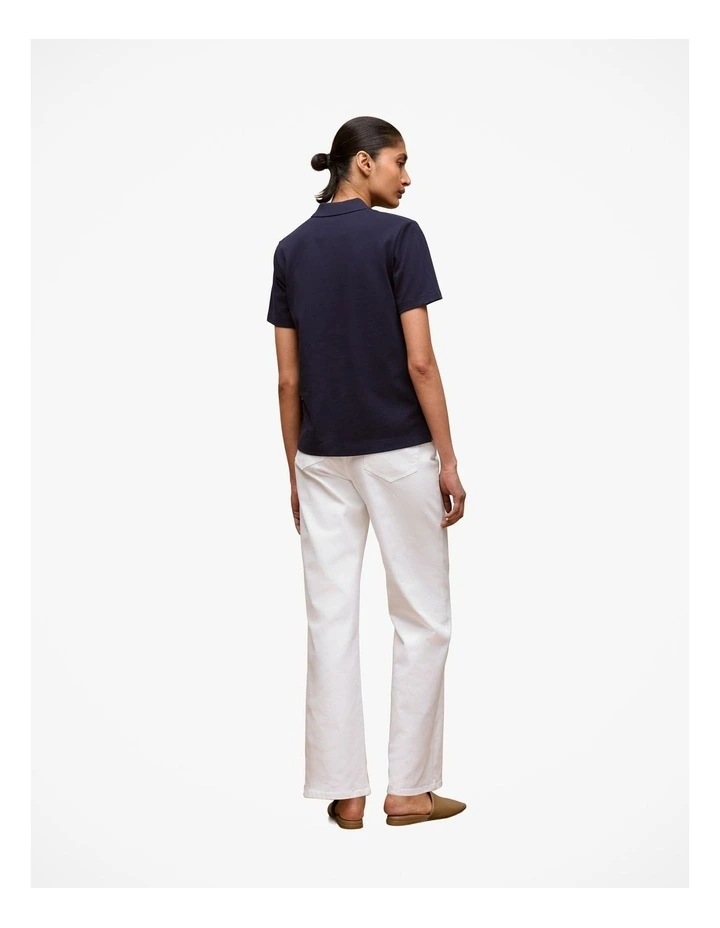Pique Classic Polo in Night Sky image 4