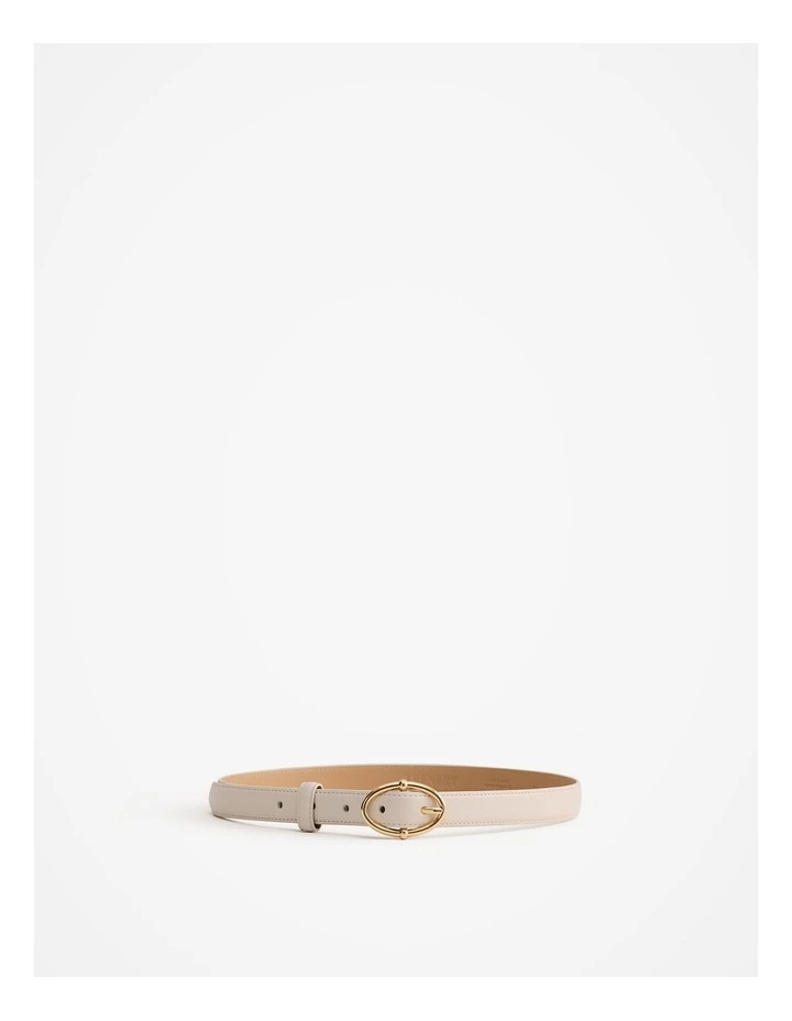 Signature Link Slim Belt in Putty image 1