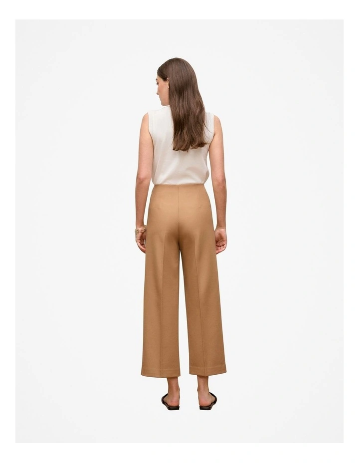 Bi-Stretch Soft Culotte Pant in Acorn image 4