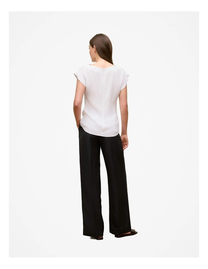 Twist Front Top in White image 4