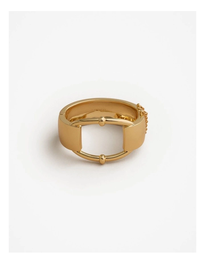 Signature Link Cuff in Gold image 1