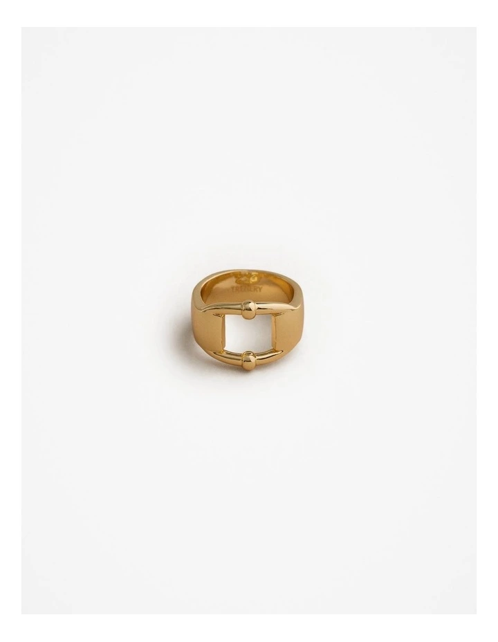 Signature Link Ring in Gold image 1