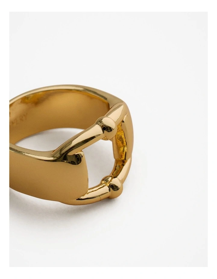 Signature Link Ring in Gold image 4