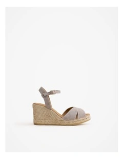 Kirra Espadrille Wedge in Cinder