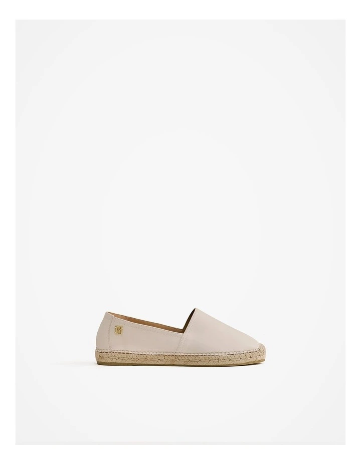 Tallow Espadrille Flat in Oyster image 1