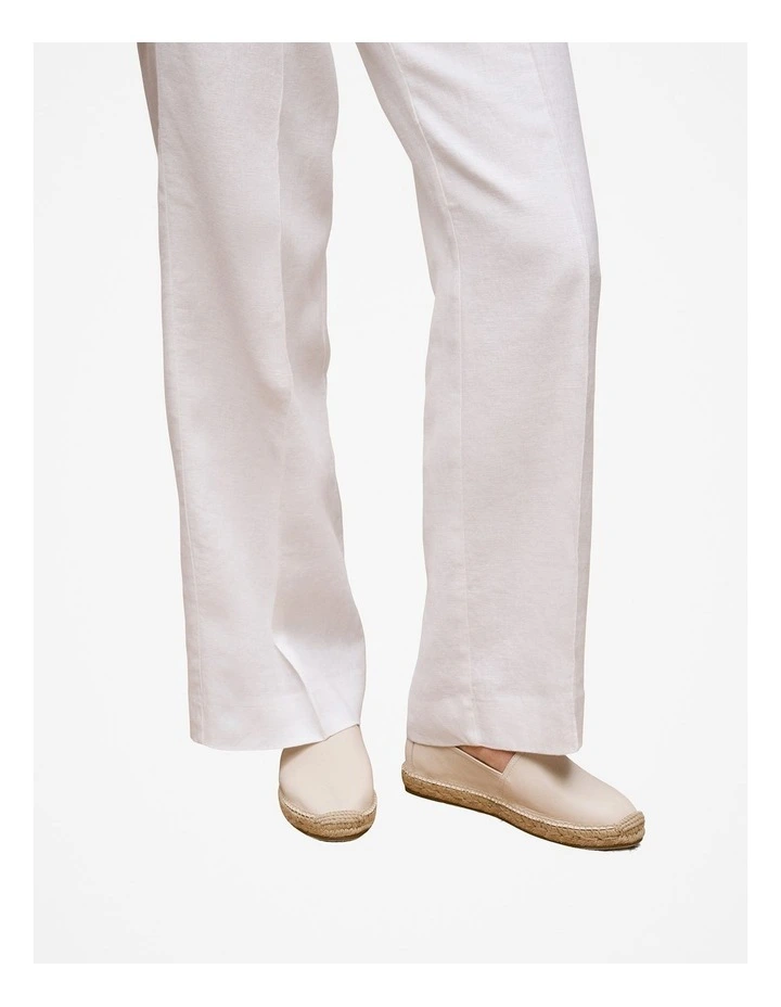 Tallow Espadrille Flat in Oyster image 2