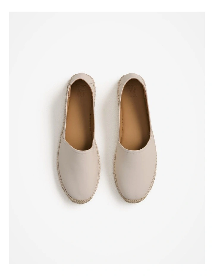 Tallow Espadrille Flat in Oyster image 3
