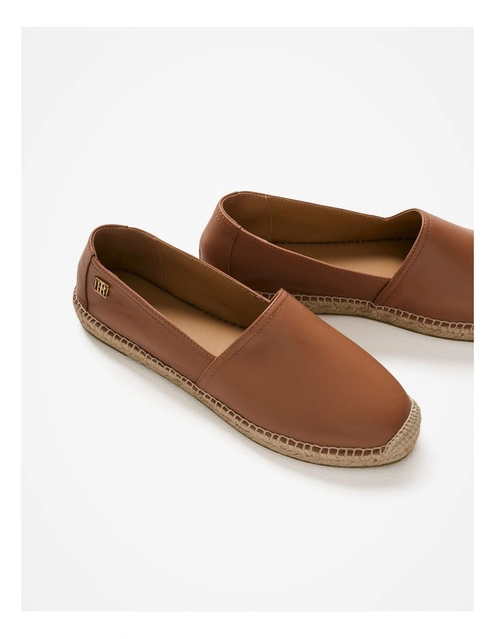 Tallow Espadrille Flat in Russet image 4