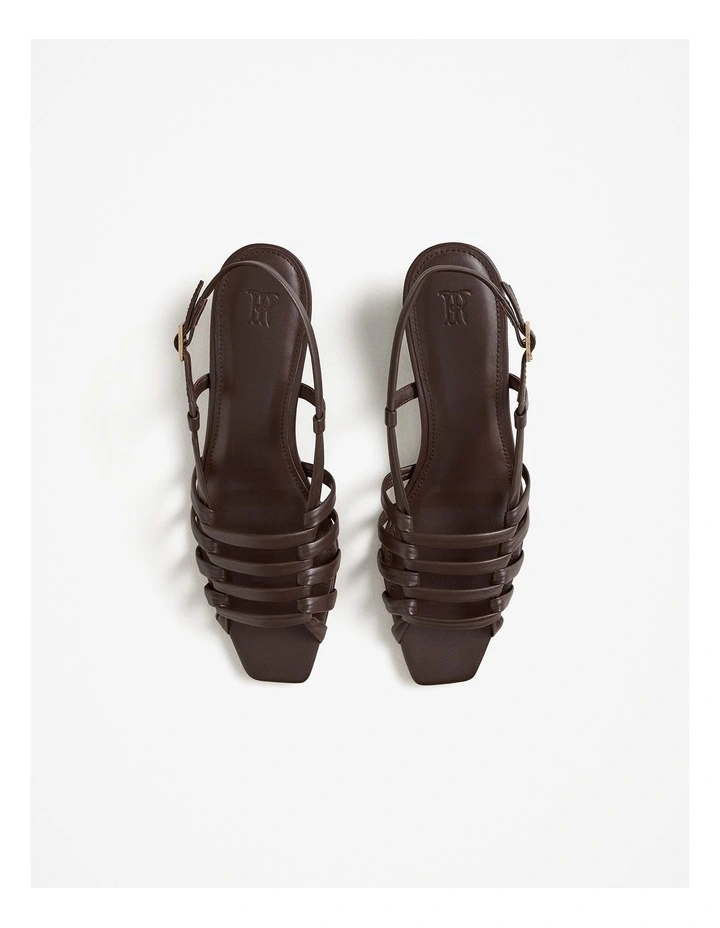 Bonney Wedge Sandal in Chocolate image 5