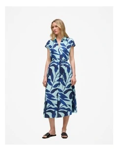 Marea Modal Shirt Dress in Pastel Blue