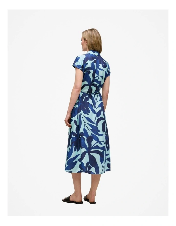 Marea Modal Shirt Dress in Pastel Blue image 4