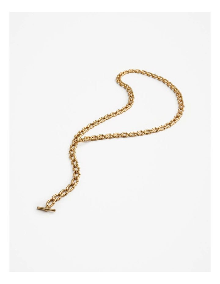 Signature Link Chain Belt in Gold image 1