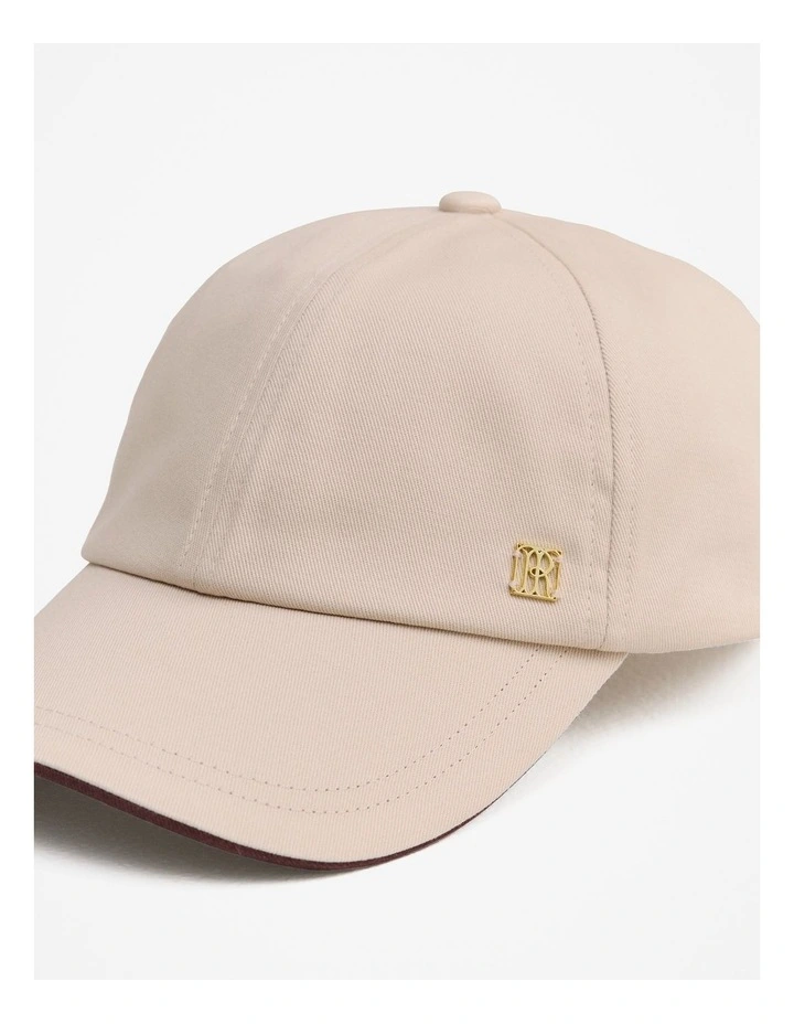 Zoe Cotton Cap in Stone image 3