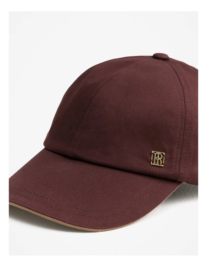 Zoe Cotton Cap in Espresso image 3