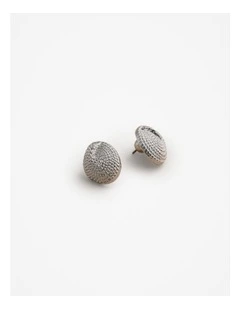 Zenith Stud Earrings in Silver
