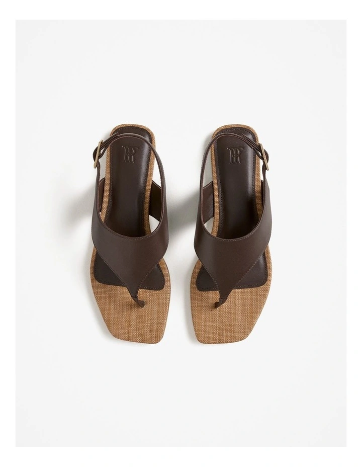 Marlo Sandal in Chocolate image 3