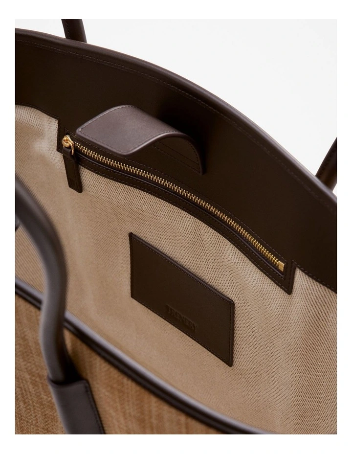 Yamba Woven Tote in Natural image 5