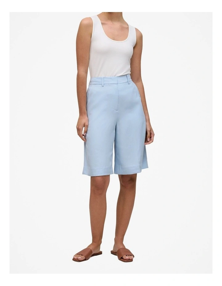 Soft Tailored Longline Short in Blue Marble image 1