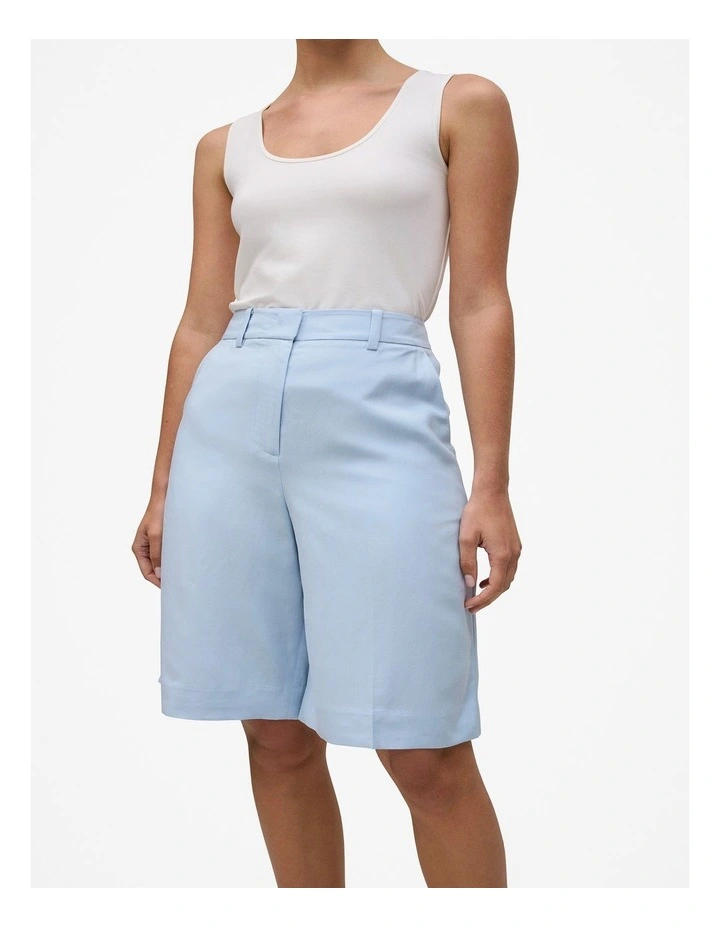 Soft Tailored Longline Short in Blue Marble image 3