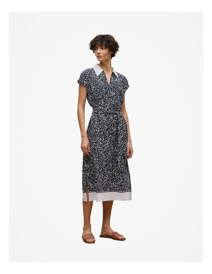 Carraway Collared Dress in Night Sky image 5